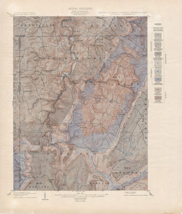 First page of Accident-Grantsville folio, Maryland-Pennsylvania-West Virginia