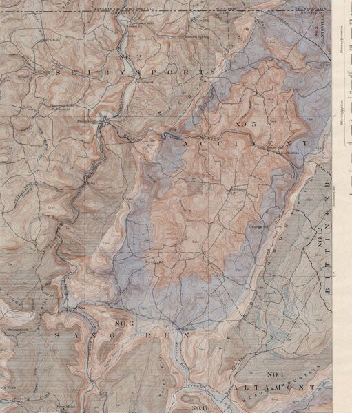 First page of Accident-Grantsville folio, Maryland-Pennsylvania-West Virginia